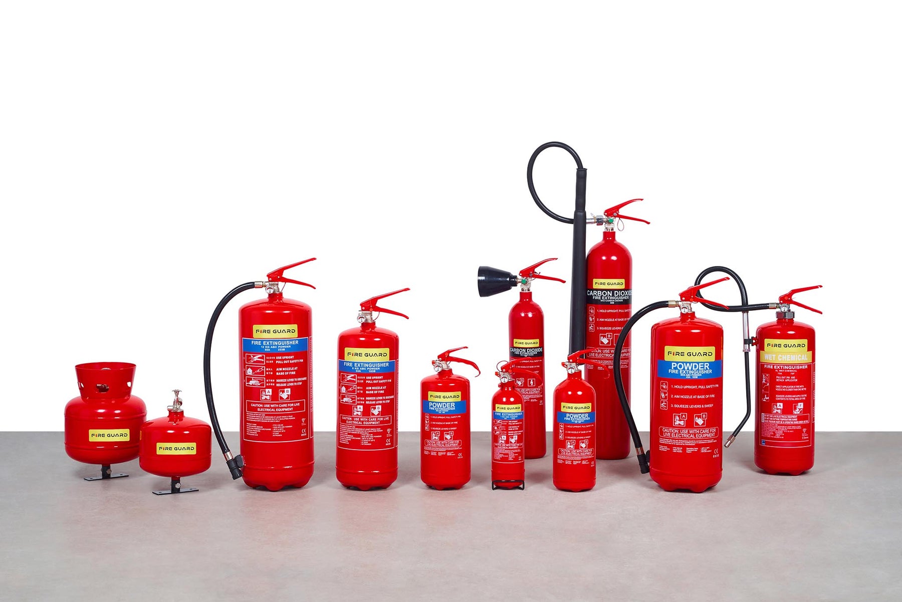 Types of Fire Extinguishers in Singapore
