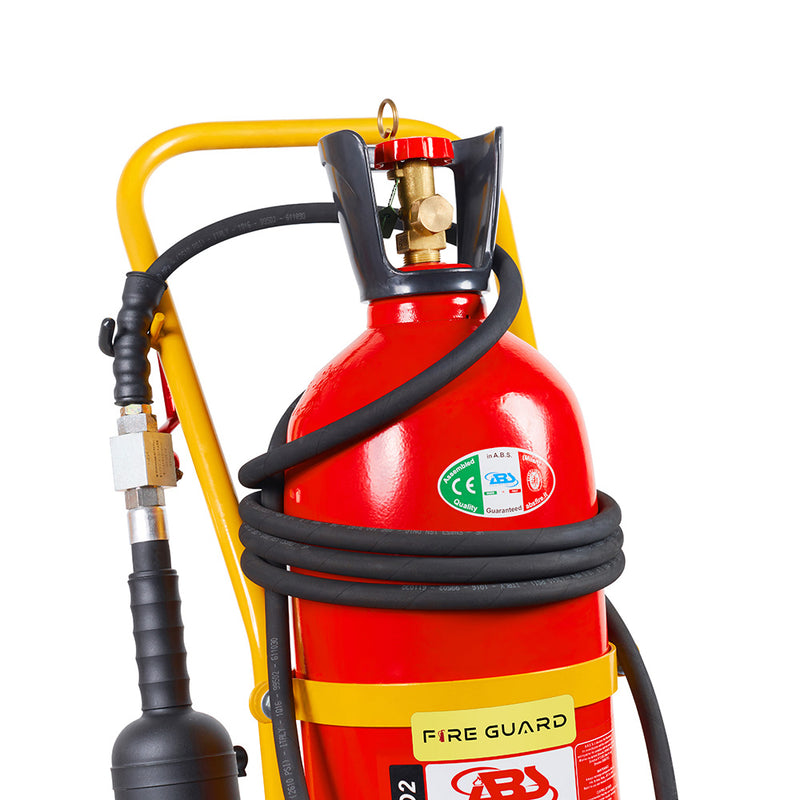 20kg abs carbon dioxide fire extinguisher close up - fire guard