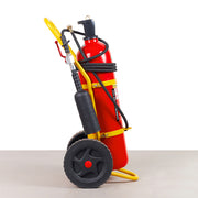 20kg abs carbon dioxide fire extinguisher wheeled side - fire guard