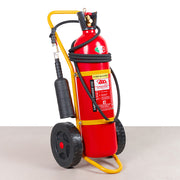 20kg abs carbon dioxide fire extinguisher wheeled - fire guard