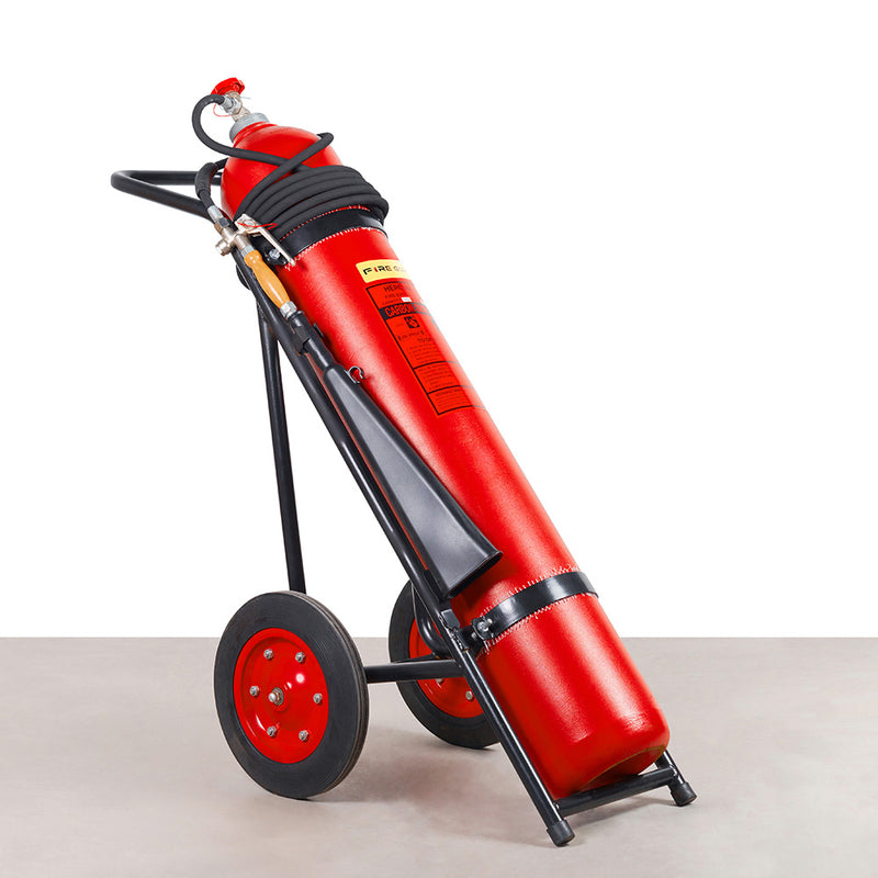 23kg carbon dioxide fire extinguisher wheeled - fire guard