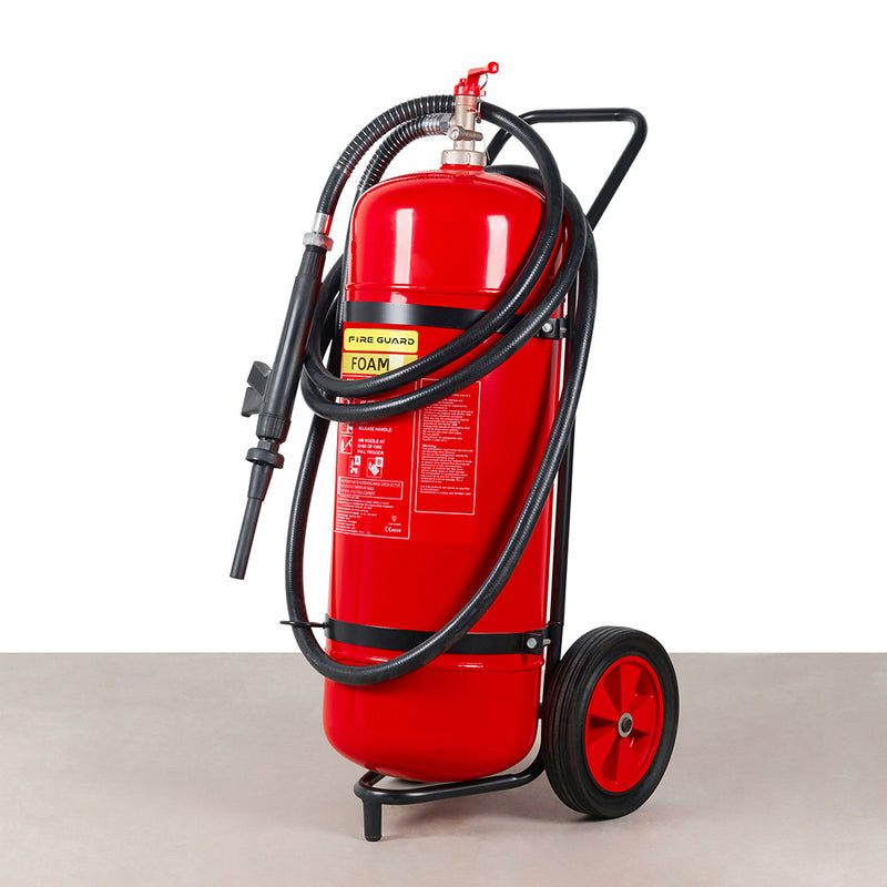 50L foam fire extinguisher wheeled - fire guard