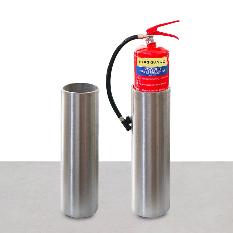 Fire extinguisher stainless steel stand
