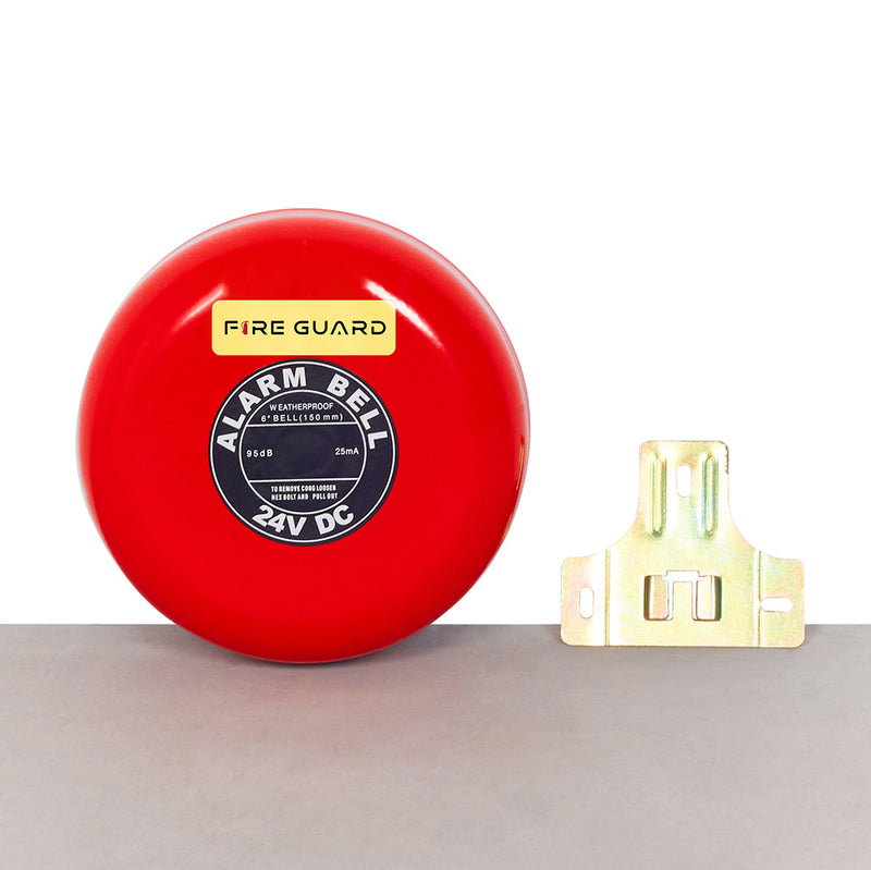 fire alarm bell with mounting bracket