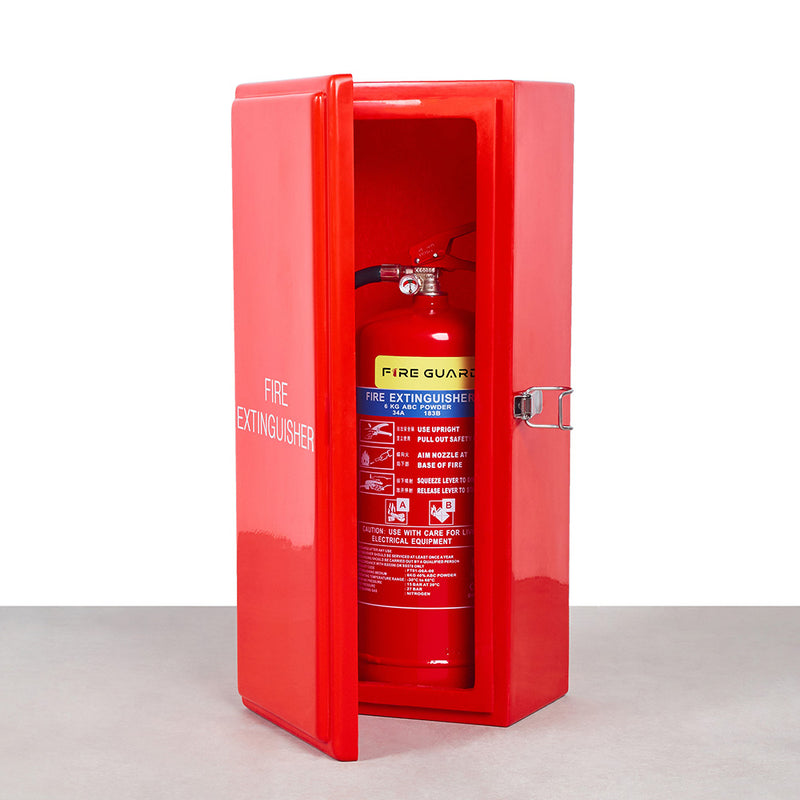 fire extinguisher fibreglass cabinet with fire extinguisher - fire guard