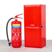 fire extinguisher fibreglass cabinet with fire extinguisher on the side - fire guard