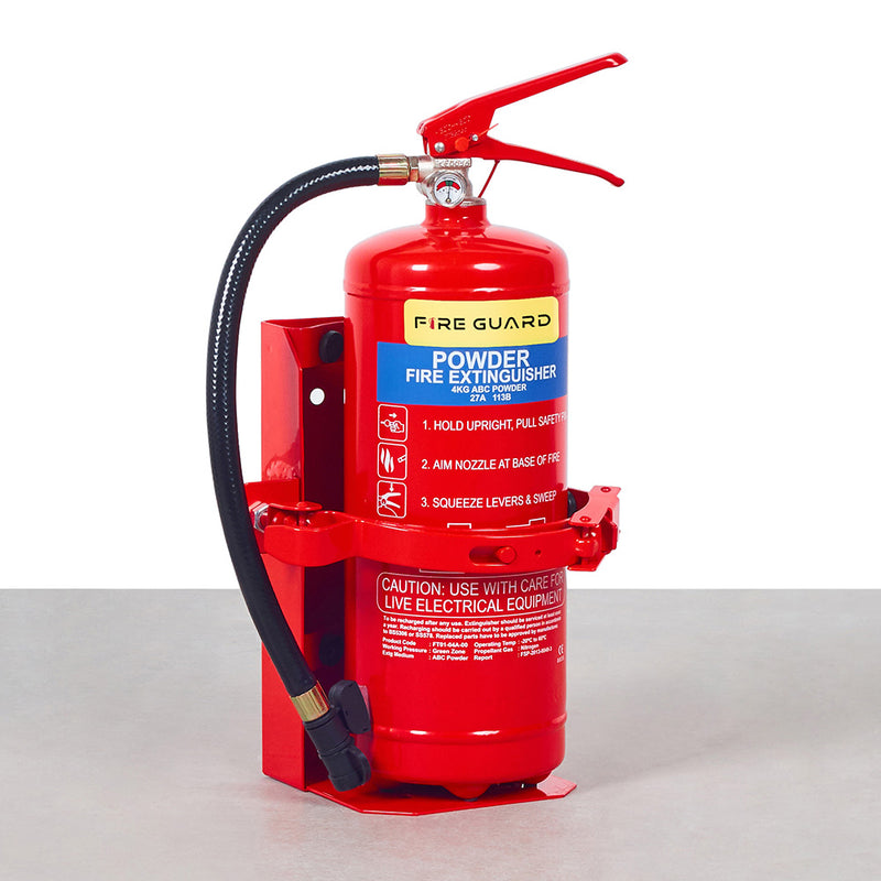 heavy duty marine bracket medium with fire extinguisher