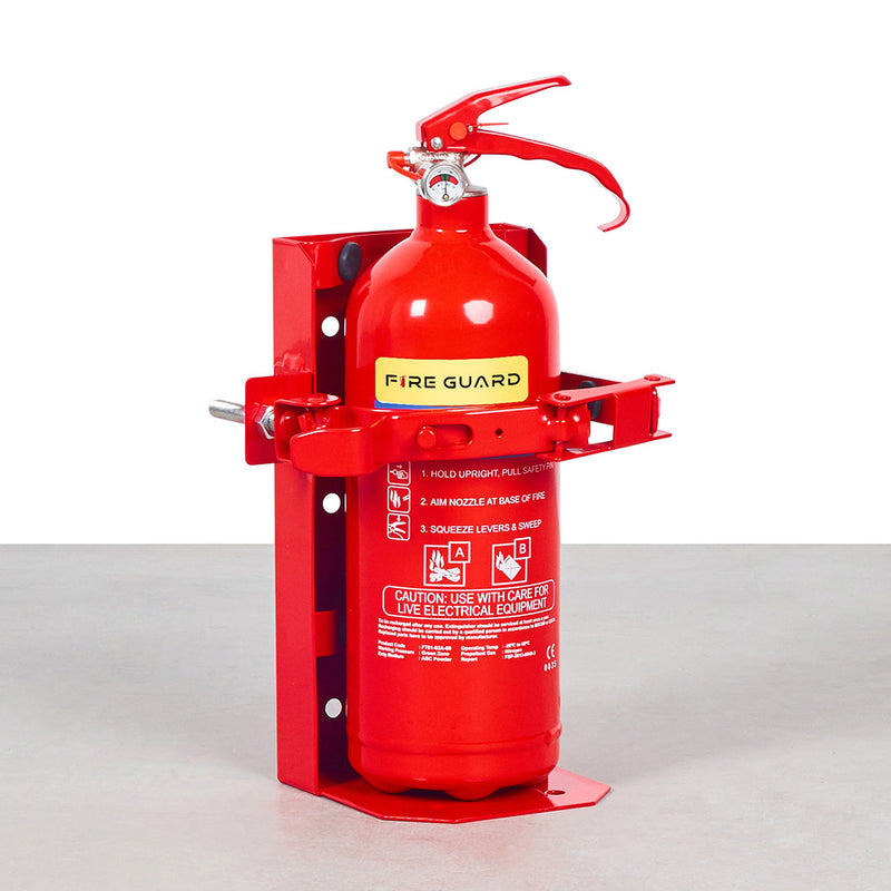 heavy duty marine bracket small with fire extinguisher