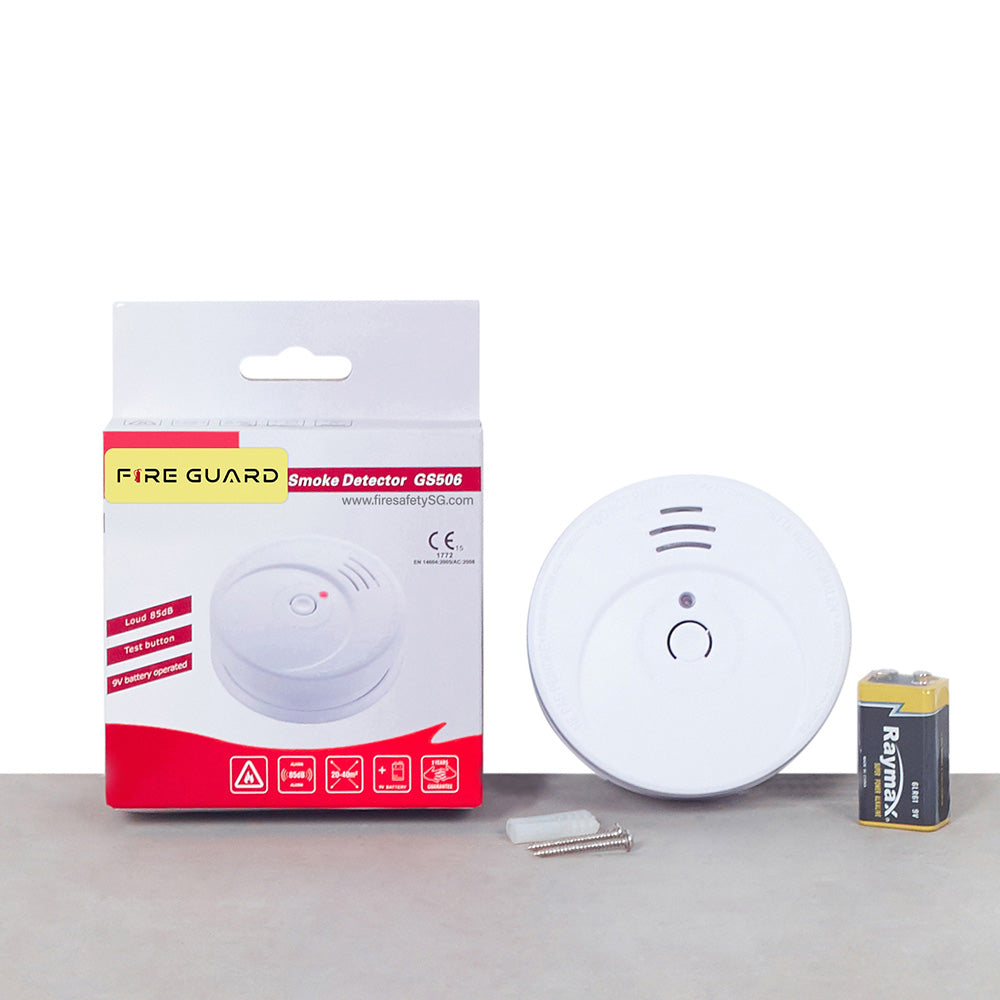 Smoke Detectors (5 Years Battery) Set of 3 Detectors