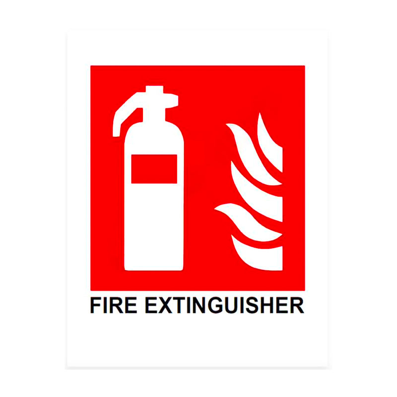 fire extinguisher signage self adhesive - fire guard